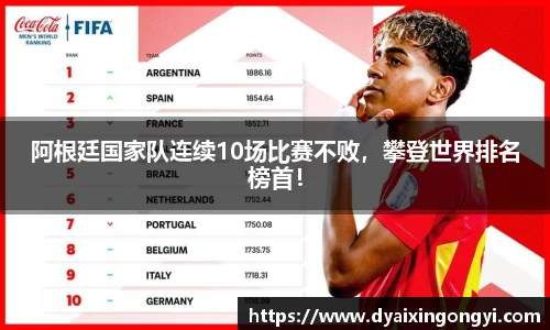 阿根廷国家队连续10场比赛不败，攀登世界排名榜首！